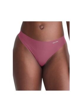Women's Calvin Klein Invisibles Thong Panty Deep Pink -NWT